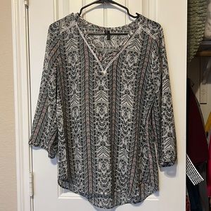 Maurices black blouse